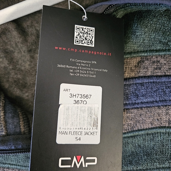 CMP Fleece Jacket Size 2XL (54), Brown/Green/Blue - Picture 12 of 16